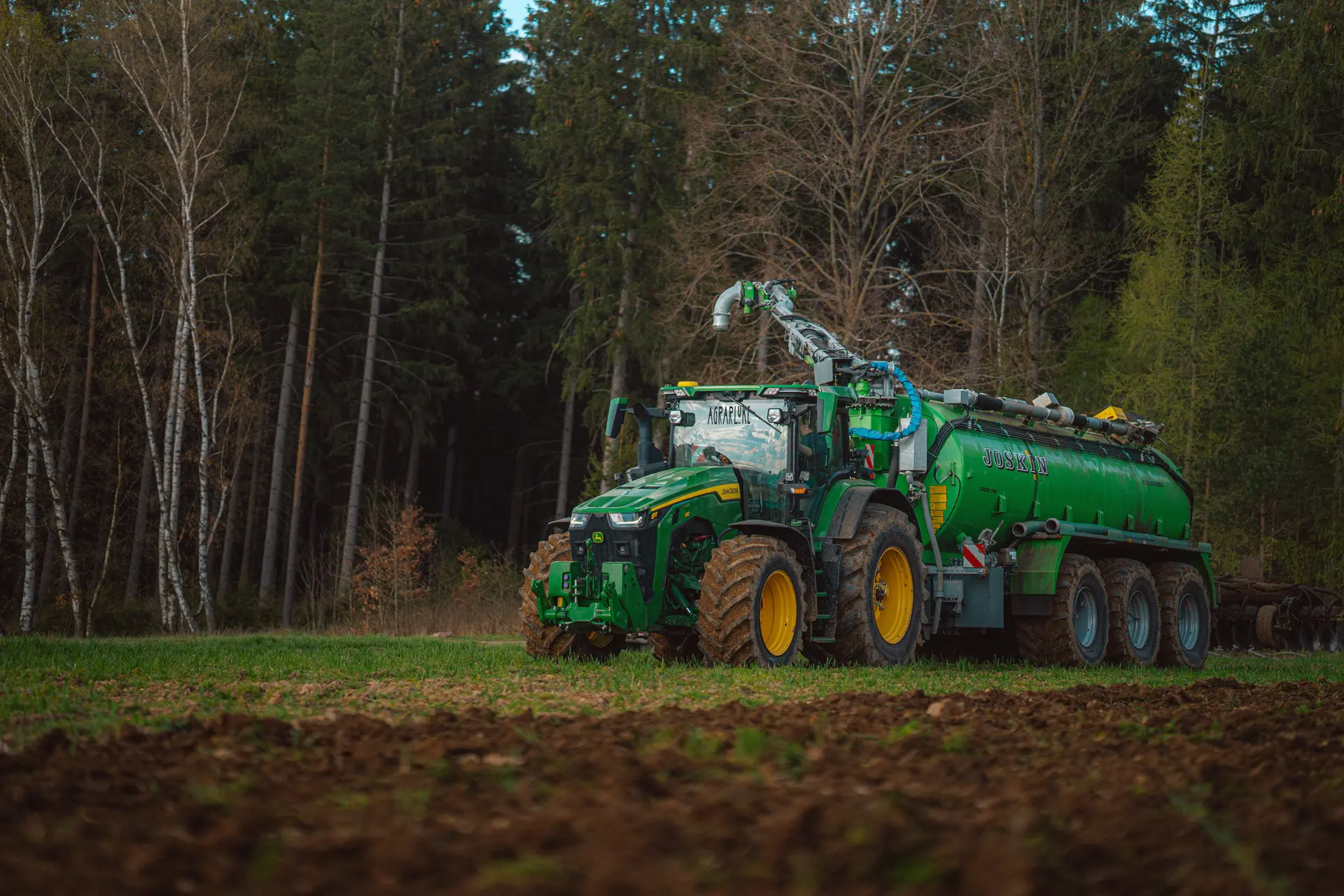 electric motors in off-highway applications such as the John Deere 8R eautopowr for electric power splitting